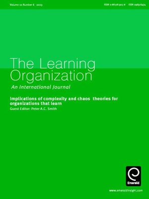 cover image of The Learning Organization, Volume 10, Issue 6